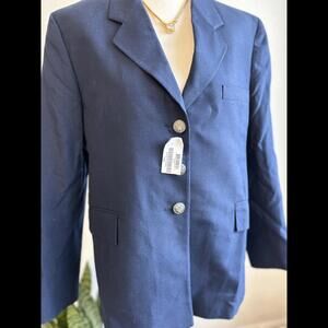 NEW DSCP Air Force Blazer 14ML Nay Blue Wool Blend Sport Coat Army Military